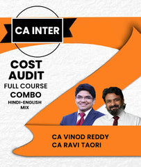 CA Inter Cost and Audit Full Course Combo By CA Vinod Reddy and CA Ravi Taori - Zeroinfy