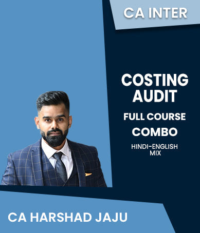 CA Inter Costing and Audit Combo Full Course By CA Harshad Jaju - Zeroinfy
