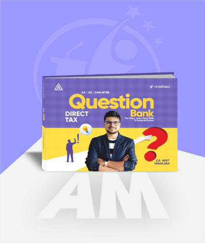 CA Inter DT Question Bank Book By CA Amit Mahajan - Zeroinfy