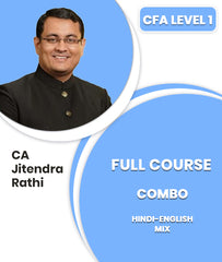 CFA Level 1 Full Course Combo By CA Jitendra Rathi