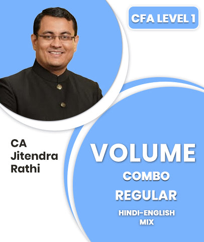CFA Level 1 Volume Combo Volume Regular Course By CA Jitendra Rathi