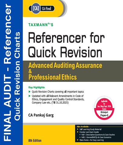 CA Final Audit Quick Revision Referencer Book By CA Pankaj Garg