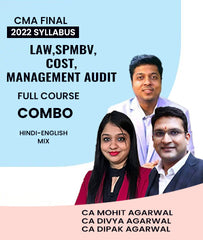 CMA Final 2022 Syllabus Law, SPMBV and Cost and Management Audit Full Course Combo By MEPL Classes CA Mohit Agarwal, CA Divya Agarwal and CA Dipak Agarwal - Zeroinfy
