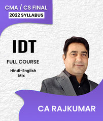 CMA / CS Final 2022 Syllabus Indirect Tax Full Course (IDT) By CA Rajkumar - Zeroinfy