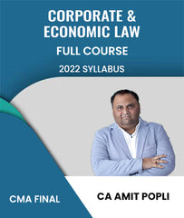 CMA Final 2022 Syllabus  Corporate And Economic Law Full Course By CA Amit Popli - Zeroinfy