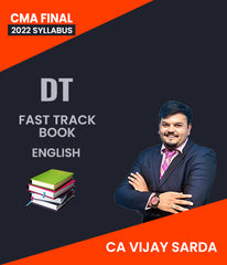 CMA Final 2022 Syllabus Direct Tax (DT) Fast Track Book By CA Vijay Sarda - Zeroinfy