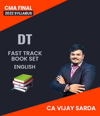 CMA Final 2022 Syllabus Direct Tax (DT) Fast Track Book Set By CA Vijay Sarda - Zeroinfy