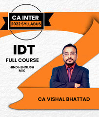 CMA Final 2022 Syllabus Indirect Tax (IDT) Full Course By CA Vishal Bhattad - Zeroinfy