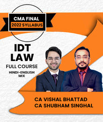 CMA Final 2022 Syllabus Indirect Tax (IDT) and Law Full Course By CA Vishal Bhattad and CA Shubham Singhal - Zeroinfy