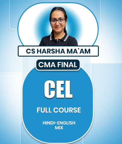 CMA Final Corporate And Economic Laws (CEL) Full Course By CS Harsha Ma'am