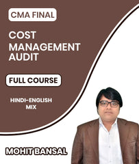 CMA Final Cost and Management Audit Full Course By Mohit Bansal
