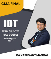 CMA Final Indirect Tax (IDT) Exam Oriented Full Course By CA Yashvant Mangal - Zeroinfy