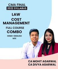 CMA Final Law and Cost Management 2022 Syllabus Full Course Combo By MEPL Classes CA Mohit Agarwal and CA Divya Agarwal - Zeroinfy