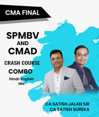 CMA Final SPMBV and CMAD Crash Course Combo By CA Satish Jalan and CA Satish Sureka