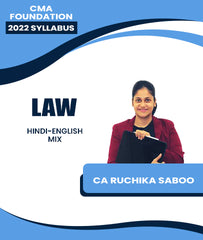 CMA Foundation 2022 Syllabus Law By CA Ruchika Saboo - Zeroinfy