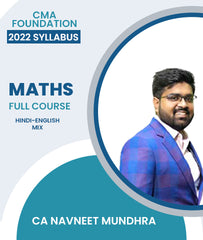 CMA Foundation 2022 Syllabus Maths Full Course By CA Navneet Mundhra - Zeroinfy