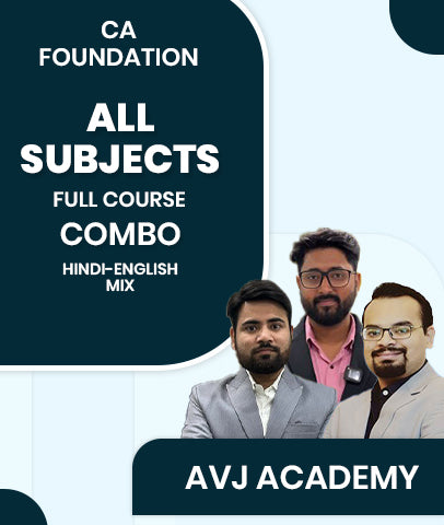 CMA Foundation All Subjects Full Course Combo By AVJ Academy