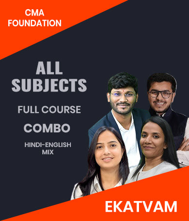 CMA Foundation All Subjects Full Course Combo By Ekatvam