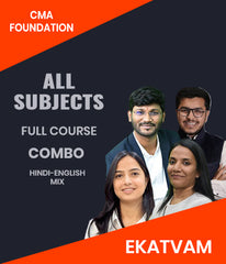 CMA Foundation All Subjects Full Course Combo By Ekatvam