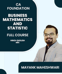 CMA Foundation Business Mathematics and Statistic Full Course By Mayank Maheshwari