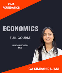 CMA Foundation Economics Full Course By CA Simran Rajani