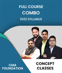 CMA Foundation Full Course Combo 2022 Syllabus By Concept Classes - Zeroinfy