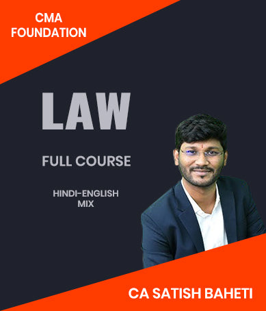 CMA Foundation Law Full Course By CA Satish Baheti