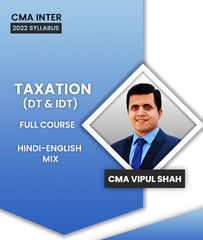 CMA Inter 2022 Syllabus Taxation (DT and IDT) Full Course By CMA Vipul Shah - Zeroinfy