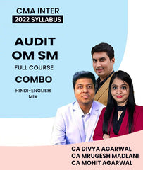 CMA Inter 2022 Syllabus Audit and OM SM Full Course Combo By MEPL Classes CA Divya Agarwal, CA Mrugesh Madlani and CA Mohit Agarwal - Zeroinfy