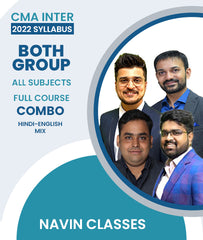 CMA Inter 2022 Syllabus Both Group All Subjects Full Course Combo By Navin Classes - Zeroinfy