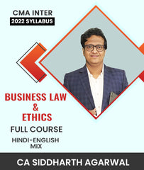 CMA Inter 2022 Syllabus Business Law and Ethics Full Course By CA Siddharth Agarwal - Zeroinfy