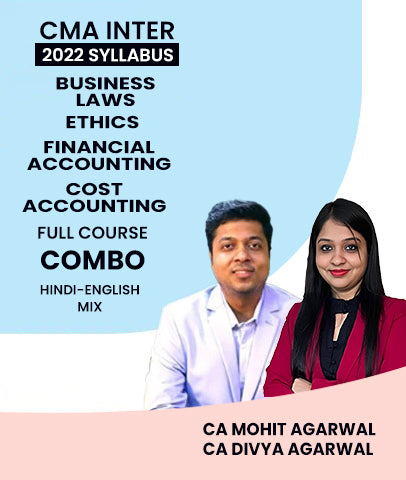 CMA Inter 2022 Syllabus Business Laws And Ethics and Financial Accounting and Cost Accounting Full Course Combo By MEPL Classes CA Mohit Agarwal and CA Divya Agarwal - Zeroinfy