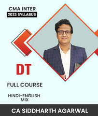 CMA Inter 2022 Syllabus Direct Tax Full Course By CA Siddharth Agarwal - Zeroinfy