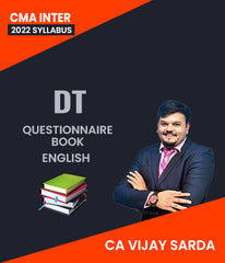 CMA Inter 2022 Syllabus Direct Tax Questionnaire Book By CA Vijay Sarda - Zeroinfy