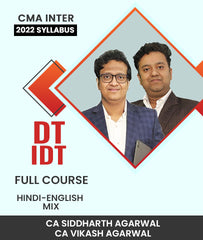 CMA Inter 2022 Syllabus Direct Tax and Indirect Tax Full Course By CA Siddharth Agarwal and CA Vikash Agarwal - Zeroinfy