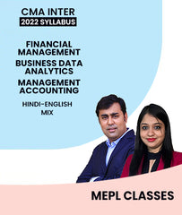 CMA Inter 2022 Syllabus Financial Management And Business Data Analytics and Management Accounting By MEPL Classes