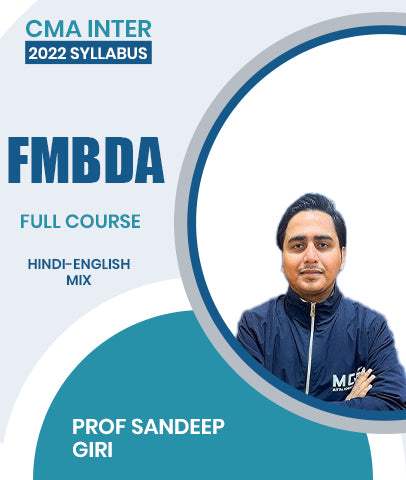 CMA Inter 2022 Syllabus Financial Management Business Data Analyics (FMBDA) Full Course By Prof Sandeep Giri