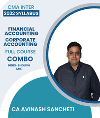 CMA Inter 2022 Syllabus Financial and Corporate Accounting Full Course Combo By CA Avinash Sancheti - Zeroinfy