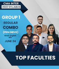 CMA Inter 2022 Syllabus Group 1 Regular Combo June 24 By Top Faculties (Pen Drive) - Zeroinfy