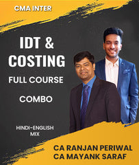 CMA Inter 2022 Syllabus IDT and Costing Full Course Combo By CA Ranjan Periwal and CA Mayank Saraf - Zeroinfy