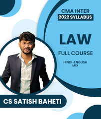 CMA Inter 2022 Syllabus Law Full Course By CS Satish Baheti - Zeroinfy