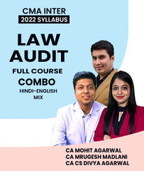 CMA Inter 2022 Syllabus Law and Audit Full Course Combo By MEPL Classes CA Mohit Agarwal, CA Mrugesh Madlani and CA Divya Agarwal - Zeroinfy