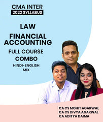 CMA Inter 2022 Syllabus Law and Financial Accounting Full Course Combo By MEPL Classes CA Mohit Agarwal, Divya Agarwal and CA Aditya Daima