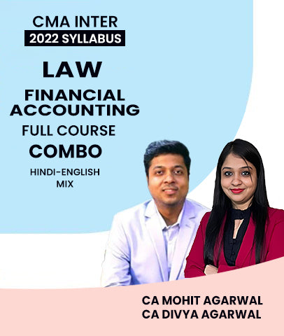 CMA Inter 2022 Syllabus Law and Financial Accounting Full Course Combo By MEPL Classes CA Mohit Agarwal and CA Divya Agarwal - Zeroinfy