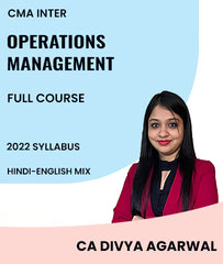CMA Inter 2022 Syllabus Operations Management Full Course By MEPL Classes CA Divya Agarwal - Zeroinfy