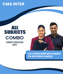 CMA Inter All Subjects Combo By CA Yashvardhan Saboo and CA Ruchika Saboo - Zeroinfy