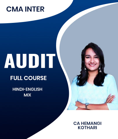 CMA Inter Audit Full Course By CA Hemangi Kothari