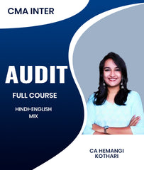 CMA Inter Audit Full Course By CA Hemangi Kothari