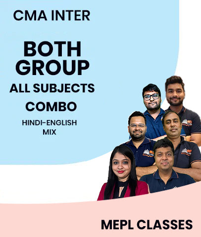CMA Inter Both Group All Subjects Combo By MEPL Classes