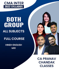 CMA Inter Both Group All Subjects Combo Full Course 2022 Syllabus By CA Pranav Chandak Classes - Zeroinfy